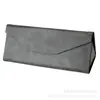 Estuche Plegable Triangular para Gafas Hecho a Mano PU Gafas de Sol Gafas de Sol Estuche para Gafas Revestimiento de Hierro Estuche para Gafas Antipresión Logo Imprimible