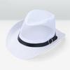 Sombrero para Hombre y Mujer Sombrero de Jazz de Verano Sombrero de Copa Sombrero Parasol Sombrero de Paja Calado de Malla de Papel de Verano Sombrero Fresco de Verano Transpirable