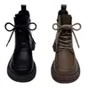 Botas Martin para Mujer Estilo Británico 2026 Otoño/Invierno Nuevas Negras Con Felpa Adelgazantes Botines Cortos Suela Plana Cremallera Lateral Versátiles Botas Individuales