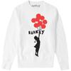 Suéter de manga larga suelto para hombre estilo Banksy Banksy arte graffiti hip hop cultura callejera