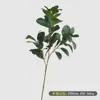 Fábrica de Origem Plantas Verdes Artificiais, Folhas de Feijão Decoração de Casa, Folhas de Plantas Simuladas, Folhas Verdes para Paisagismo, Folhas Artificiais