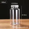 En Stock 15-500ml Botellas de Plástico para Mascotas de Boca Ancha, Botellas Dosificadoras, Botellas Muestreadoras de Pigmento en Polvo, Botellas Transparentes Vacías Sólidas