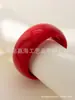 Pulsera Circular Ancha Exagerada de Estilo Europeo y Americano Transfronteriza en Coloridos Colores Gelatina, Joyería de Pulsera Dinámica de Resina Acrílica Ecológica