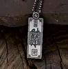 Colgante tesoro de plata de ley S925 de la constelación taoísta de la Osa Mayor, estilo chino nuevo retro, tendencia nacional, energía metafísica, collar de estilo étnico