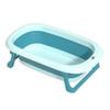 Bañera plegable para niños con bidé y rejilla de baño, bañera plegable para bebés, artículos de baño para recién nacidos, cubo de baño de PP