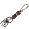 Comercio electrónico transfronterizo suministro llavero retro popular japonés y coreano elegante exquisito llavero de cuero genuino