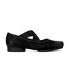 Versión de piel de vaca de tacto avanzado ~ nariz de cerdo cabeza cuadrada color Mary Jane retro cinturón cruzado tacón grueso zapatos de ballet