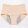 Ropa Interior Menstrual de Cintura Alta para Mujer de Comercio Exterior, Ultradelgada, Transpirable, Pantalones Menstruales sin Costuras, Talla Grande, Antibacteriana, Anti-Exposición Ropa Interior para Mujer