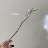 Pinza para el pelo Retro Genial Estilo Chino Nuevo Plata Miao de Imitación, Pinza para el Pelo con Borla, Pinza para el Pelo Estilo Antiguo Estilo Palacio, Pinza para el Pelo
