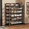 Sapateira Multicamadas para Uso Doméstico, Interna, Sem Necessidade de Instalação, Armário de Sapatos Simples Dobrável, Prateleira de Armazenamento para Dormitório, Sapateira para Casa Alugada, Prateleira