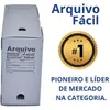 Arquivo (polipropileno) Facil Novaonda Cinza