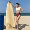 Nuevo traje de baño Sexy para aguas termales para mujer, bikini de moda conservador con tirantes, adelgazante, traje de baño de Instagram