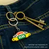 Personaje de TV Americano Dibujo Animado Llavero Cadena para Bolsa Jeans Colgante PVC Goma Suave Llavero Estampado LOGOTIPO