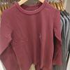 Otoño 2024 Nueva camiseta de mujer de cuello redondo, elástica, suave y combinable, de manga larga, para uso interior y exterior, básica SY470123