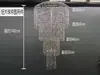 Nueva Cortina de Cuentas Acrílicas de Cristal de Imitación Decoración Colgante de Techo para Bodas Accesorios Cadena de Cuentas Decoración Sueño de Cristal