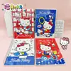 Caderno Espiral A5 Cartoon Sanrio Caderno Diário Criativo para Alunos do Ensino Fundamental Bloco de Notas Kt Vermelho e Azul