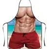 Avental de Gola Comum Fonte Transfronteiriça Moda Criativa Personalidade Supermulher Engraçado Sexy Explosivo Avental