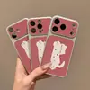 Diseño de Gato a Cuadros Adecuado para iPhone 17 Funda para Teléfono de Piel de Cordero Electroplateada de Gama Alta 18Pro/16/13 Premium 14
