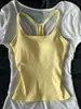 Camisola Deportiva Fresca Verde Claro para Mujer con Copas, Top sin Mangas Energético de Verano para Chica Hot que Ceñe la Cintura