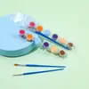 Pintura Acrílica 3ml Set de 12 Colores DIY para Graffiti, Pintura de Cometas, Muñecos de Yeso, Impermeable, Venta Caliente Transfronteriza Coloreado