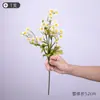 Flores de Margarita Artificiales, 30 Cabezas de Manzanilla, Flores de Decoración para el Hogar Estilo Fresco, Estilo Bosque de Crisantemos Arreglo de Boda Accesorios para Fotografía
