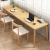 Mesa de computador de madeira maciça, mesa simples de parede, escrivaninha, mesa de estudo, mesa de escritório, mesa de quarto de casa, mesa longa