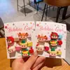 Diadema Pequeña de Princesa de Dibujos Animados Accesorios para el Cabello de Niños Goma Elástica para el Cabello que No Daña el Cabello Pasador de Pelo Adorno de Cabeza de Frutas Lindas para Niña Navidad