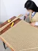 Decoración de Material de Ratán Plástico Pe Malla de Ratán Material de Tejido para Puerta de Gabinete Techo de Ratán Rejilla de Ratán