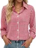 Moda Femenina Primavera Verano Otoño Impresión 3D Casual Manga Larga Camisa Tienda de Fábrica AliExpress Amazon Transfronterizo