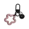 Estrella de Cinco Puntas Calada en Acrílico Hebilla de Puerta Colorida Llavero Colgante Fresco Pequeño Accesorios para Bolsos DIY Pequeños Regalos