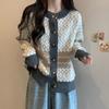 Suéter dulce vintage combinable 2023 Invierno nuevo sentido del diseño Mori nicho suave glutinoso abierto de una pieza entrega comercio exterior
