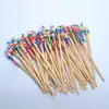 Recogedor de Oídos de Bambú de Dibujos Animados, Cuchara de Bambú para Oídos, Herramienta de Limpieza de Oídos, Removedor de Cerumen, Recogedor de Oídos de Bambú de Madera