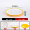 Platos redondos de melamina, platos de servicio de plástico para restaurante, tazones de arroz comerciales con tapa, platos redondos blancos específicos para buffet de hotel, vajilla de hueso