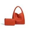Bolso de mano de gran capacidad más vendido transfronterizo, bolso de hombro y axila retro europeo y americano, bolso tote tejido de moda de dos piezas
