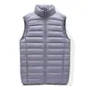 Chaleco Ligero para Hombre Otoño/Invierno 2026 Estilo Coreano Chaqueta Casual de Moda Tendencia Transfronteriza Chaleco de Algodón Diseño Simple