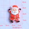 Festival de Natal boneco de neve brilhante faça você mesmo creme cola caseiro telefone celular concha grampo de cabelo material de jóias resina acessórios atacado