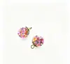 Estilo Ins Fresco y Sencillo Accesorios de Lentejuelas Iridiscentes Aurora Colgante de Bola de Cristal Pendientes Hechos a Mano DIY Collar Papelería