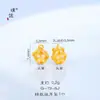 Pu Zuoqiang Color-Preserving Arena Dorada Accesorios DIY con Diamantes, Cristal Natural, Osa Mayor, Torre Wenchang, Cuentas Espaciadoras con Agujero Pasante en Forma de Corazón
