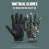 Guantes para Hombre para Exteriores de Fuerzas Especiales Tácticos de Combate Protección Entrenamiento Resistentes al Desgaste Medio Dedo Dedo Largo Cuatro Estaciones Guantes Tácticos