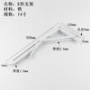 Soporte Móvil Forma K Estante Plegable para Partición Soporte de Estante Estante de Almacenamiento de Pared Mueble de Almacenamiento Triangular