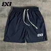 Pantalones Cortos 3V3 Transpirables de Secado Rápido para Baloncesto, Deportes, Correr, Fitness, Pantalones Cortos Prácticos Estilo Americano, de Longitud hasta la Rodilla, Pantalones de Tres Cuartos