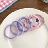 Goma para el Cabello Color Café con Leche para Niñas 2026 Nuevo Estilo Simple Duradera Banda para el Cabello Alta Elasticidad No Daña el Cabello Banda de Goma Accesorio para el Cabello