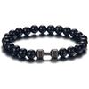 Nuevo pulsera de cuentas piedra volcánica pesa joyería europea y americana hombres y mujeres piedra natural accesorios populares transfronterizos