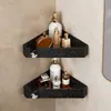 Estantería de Almacenamiento para Inodoro de Baño Triángulo Sin Taladro Estantería de Almacenamiento Montada en Pared Caja de Almacenamiento en Pared para Inodoro y Lavabo