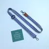 Cordão Huayang personalizável estilo étnico bordado longo ajustável para celular, alça portátil anti-perda para garrafa de água e bolsa