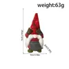 Decoraciones de Muñeco Navideño sin Rostro de Venta Caliente Transfronteriza Lindo Peluche con Tapa para Ojos Muñeco Enano Adornos para Decoración de Escritorio