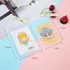 Funda Protectora para Tarjeta de Identificación, Portatarjetas Bancarias Transparente de Doble Cara con Carcasa Dura y Correa, Portatarjetas de Identificación de Trabajo, Portatarjetas de Comedor para Campus
