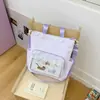 2026 Nueva Moda Versátil Bolsa de Estudio Encaje Estudiante de Secundaria Gran Capacidad Almacenamiento Portátil Hombro Bandolera para Tutorías