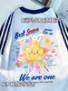 Algodão Puro Uniforme de Classe Camiseta Personalizada Formatura Alunos do Ensino Fundamental e Médio Reunião Esportiva Manga Curta Camisa Cultural Roupas de Trabalho DIY LOGO