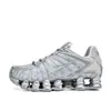 Tênis de corrida Shox TL unissex para travessia de fronteira, tênis esportivos respiráveis de baixo perfil com absorção de choque, tênis casuais pretos e brancos para homens e mulheres